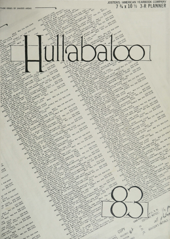 1983 Yearbook Cover