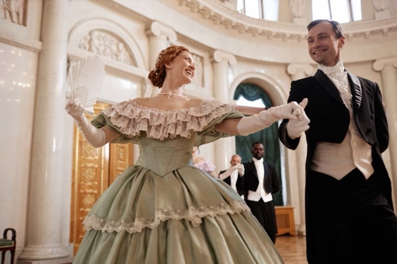 two people dancing