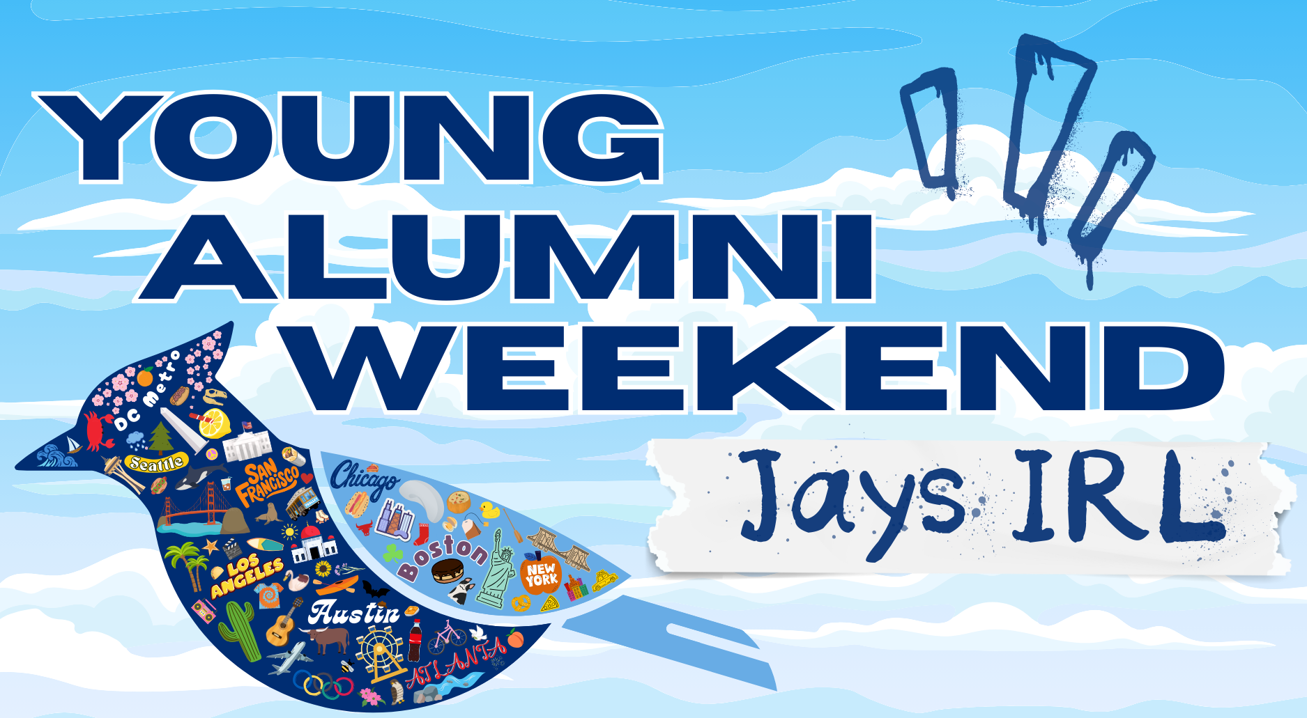 young alumni weekend banner